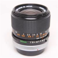 Used Canon FD 35mm f/2 SSC Lens