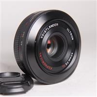 Used Voigtlander 40mm f/2 SL II-S Ultron Lens Black for Canon EF