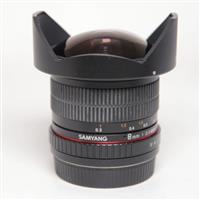 Used Used Samyang 8mm f3.5 Fisheye CS II Lens Canon EF