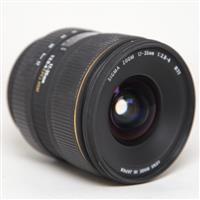 Used Sigma 17-35mm f2.8-4 DG Canon EF mount