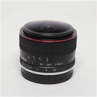 Used Meike 6.5mm APS-C f2 Fuji X mount manual focus lens