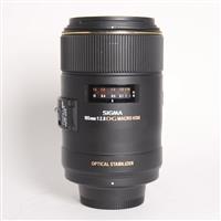 Used Sigma 105mm f/2.8 EX DG OS HSM Macro Lens Canon EF