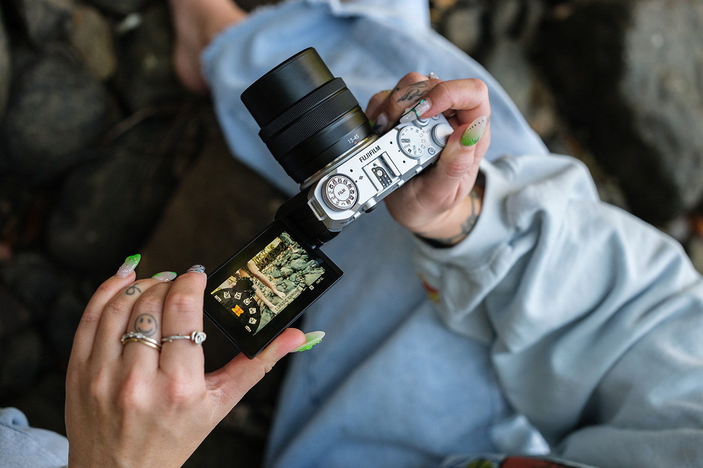 shooting-fujifilm-x-m5-flipscreen-silver shooting-fujifilm-x-m5-flipscreen-silver